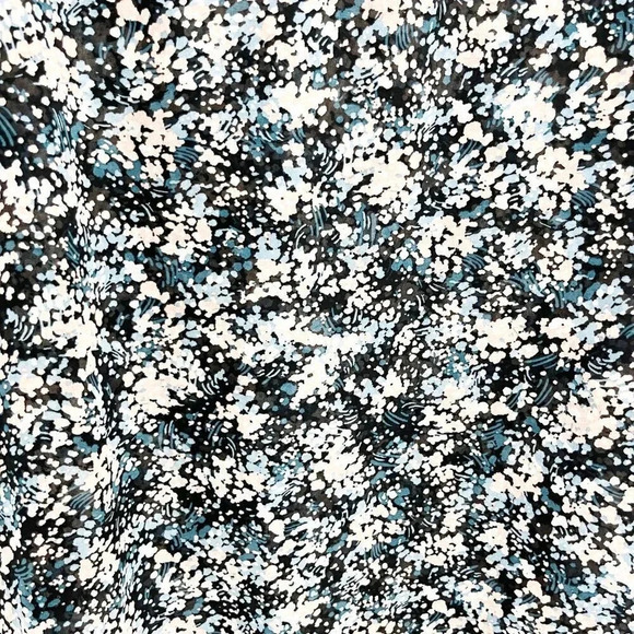 Torrid Black Pink & Blue Abstract Floral Chiffon Tank Top Women's Plus Size 1X - Picture 5 of 8